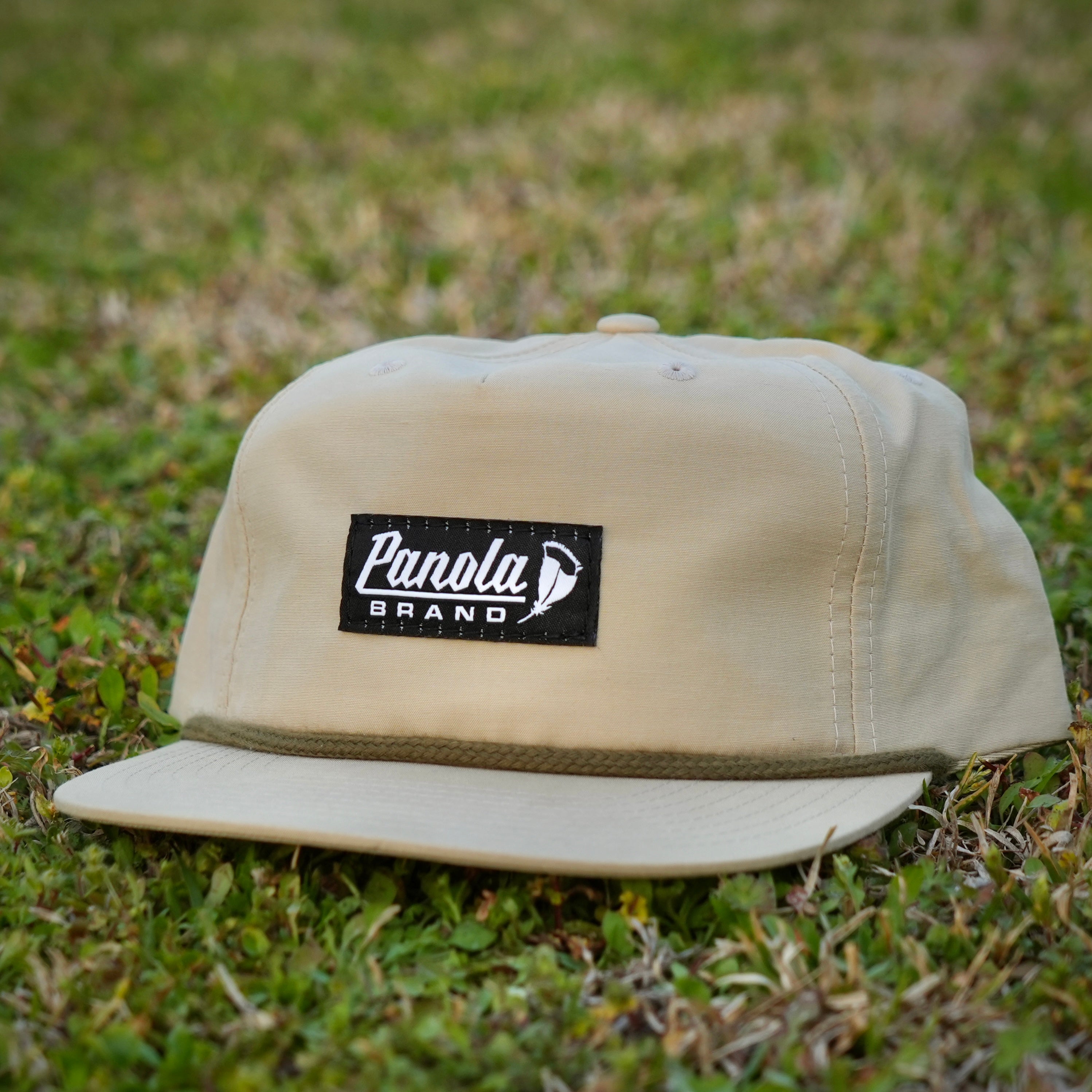 Black Patch Rope Hat