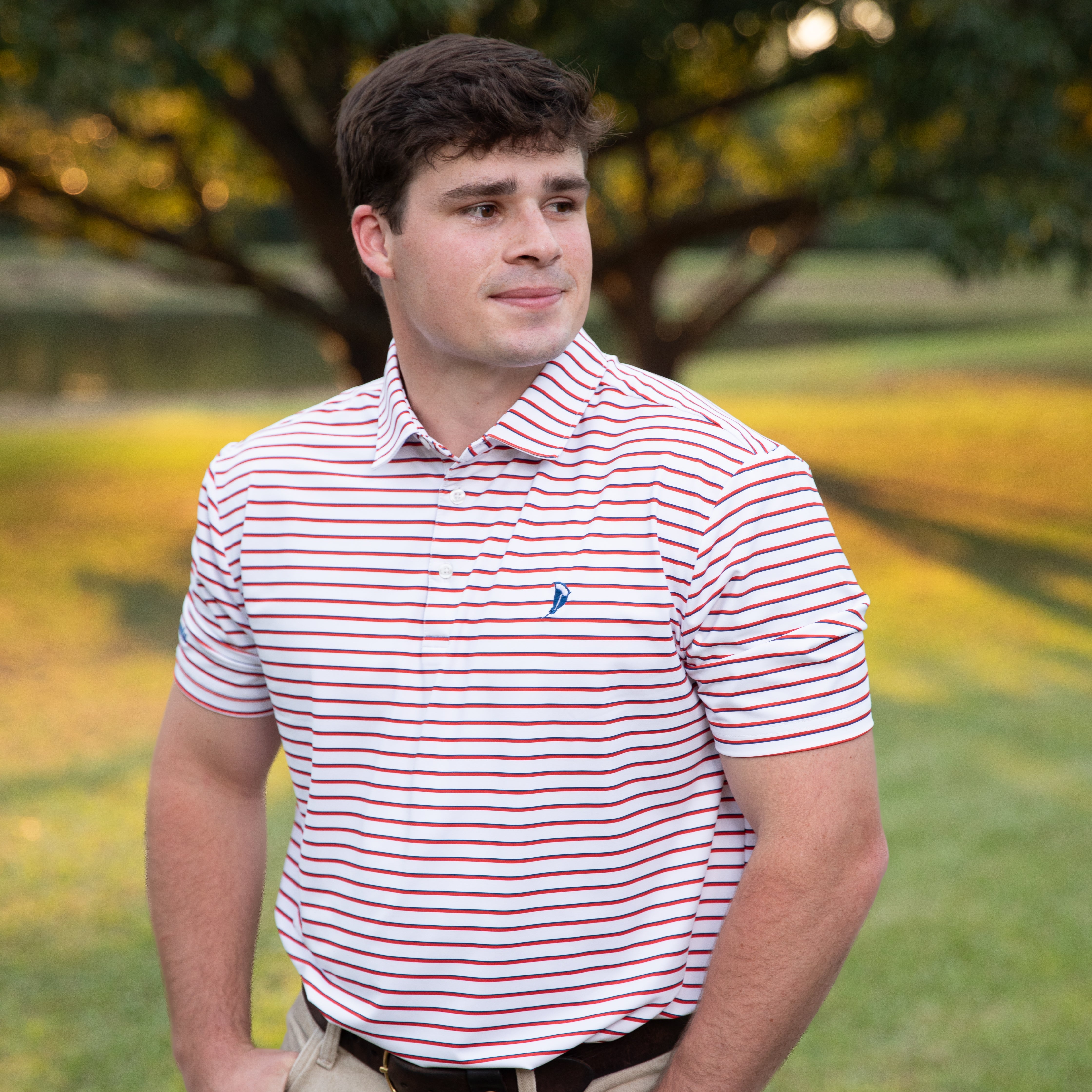PB Performance Polo- Classic Stripes Edition