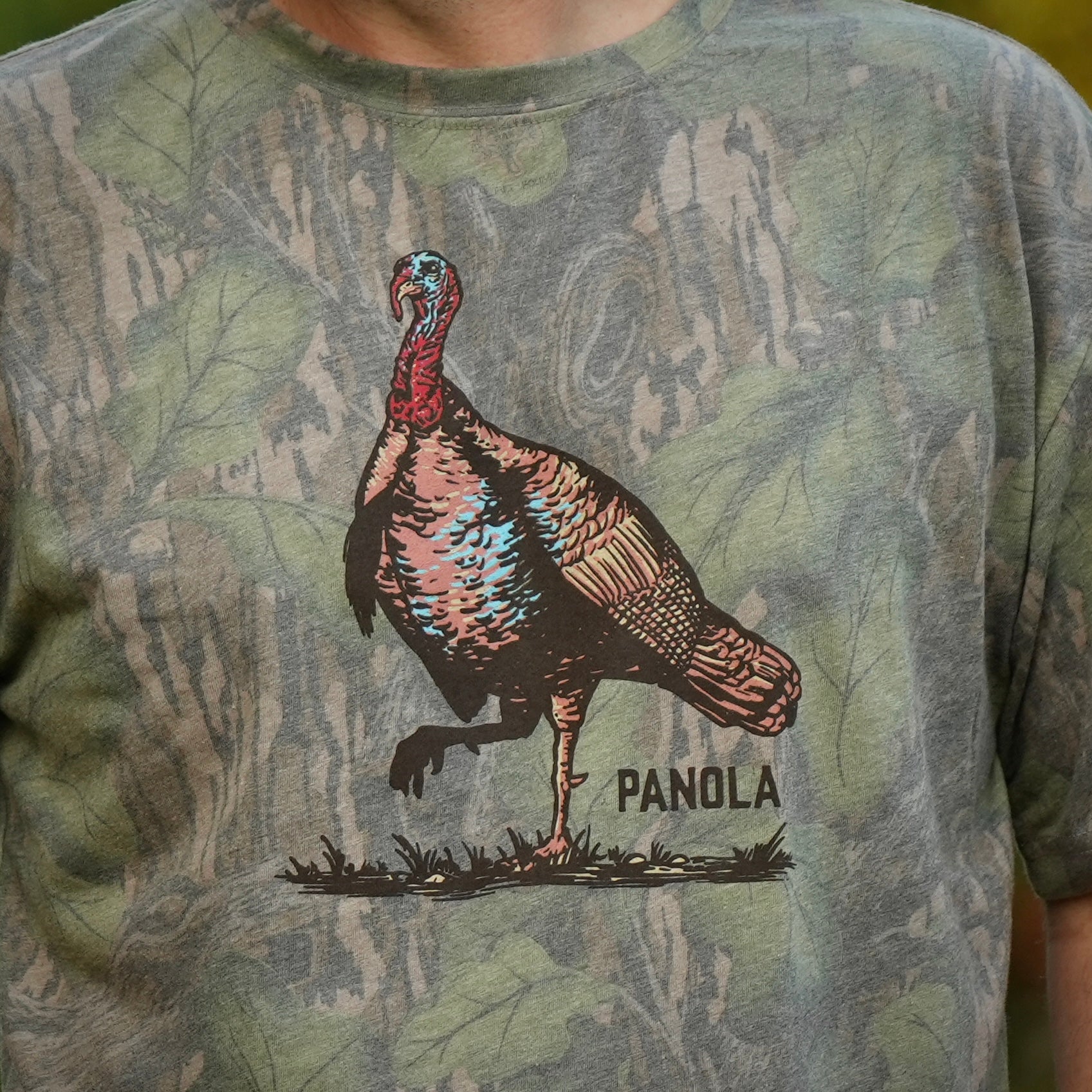 Walking Gobbler- Mossy Oak Washed Out Tee