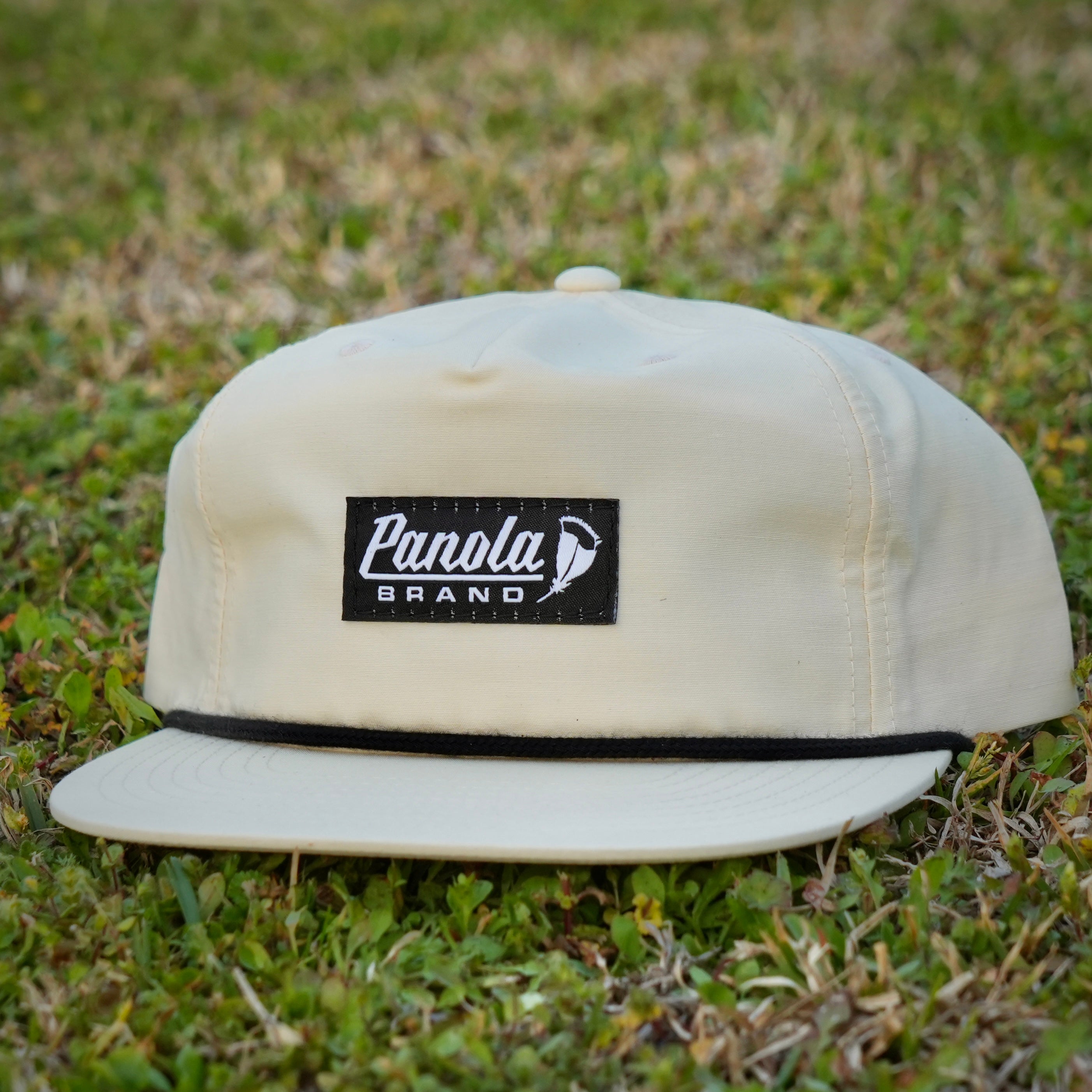 Black Patch Rope Hat