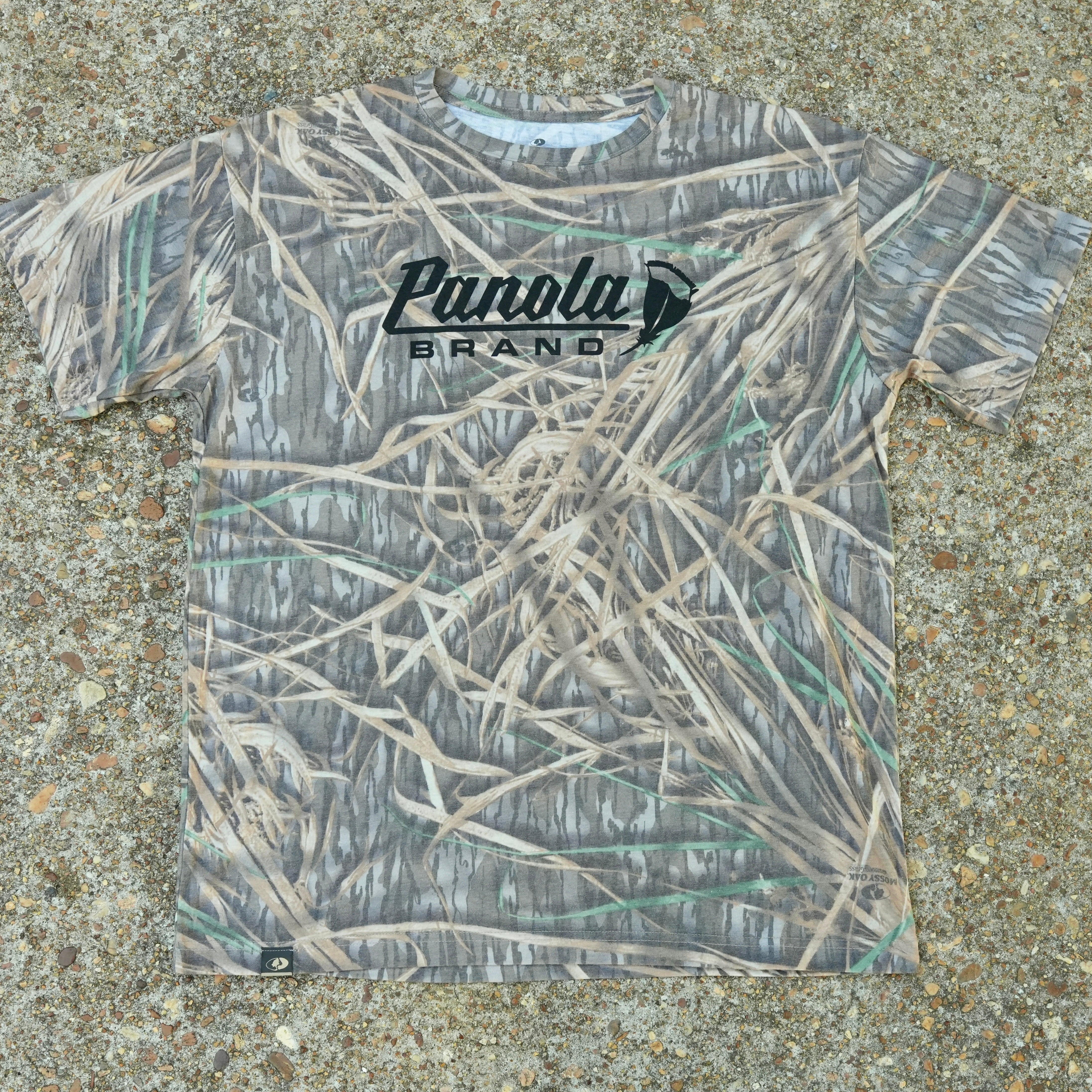 PB Short Sleeve Logo Tee - Mossy Oak Washed Out Tri-Blend Shirt
