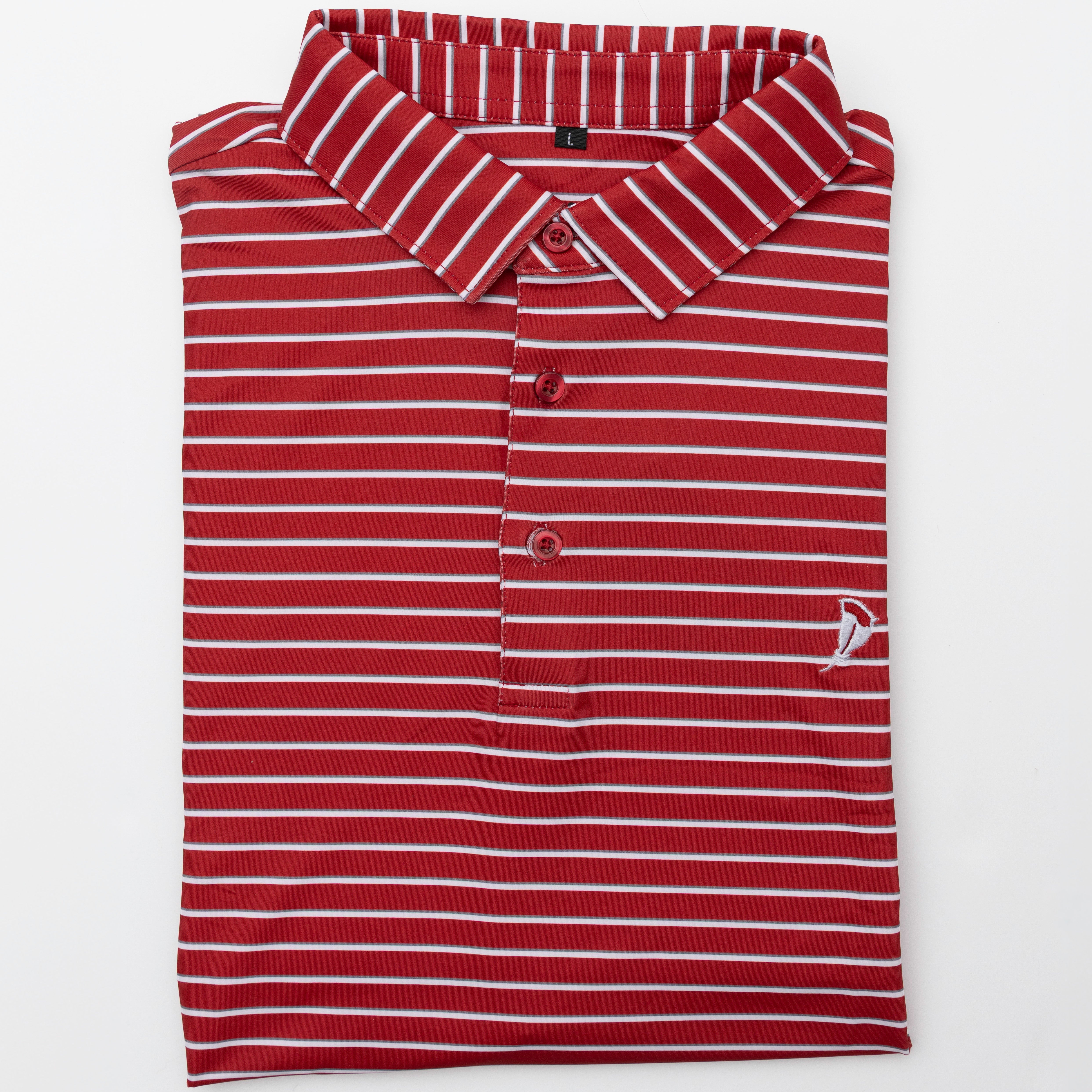 PB Performance Polo- Gameday Stripes Edition