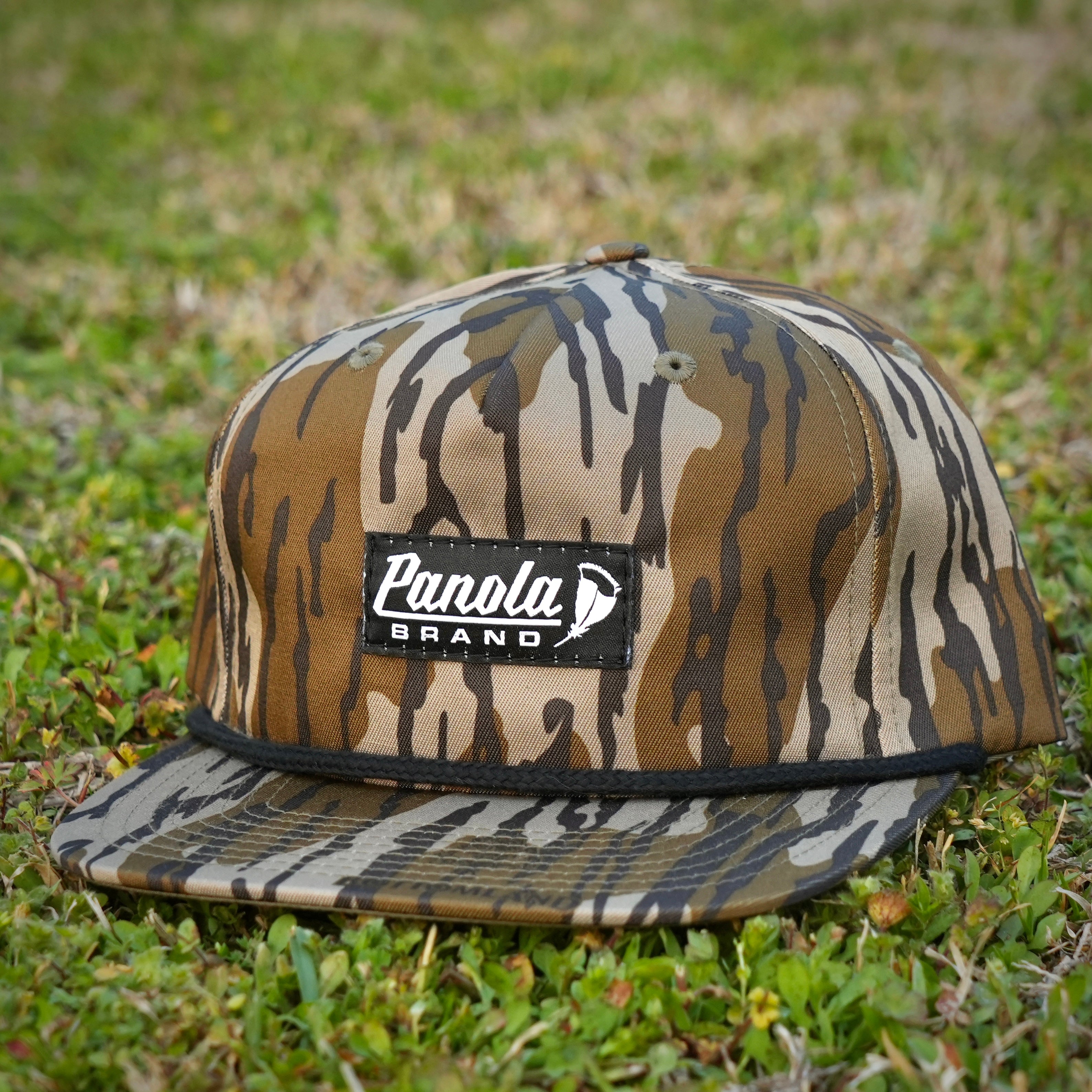 Black Patch Camo Rope Hat