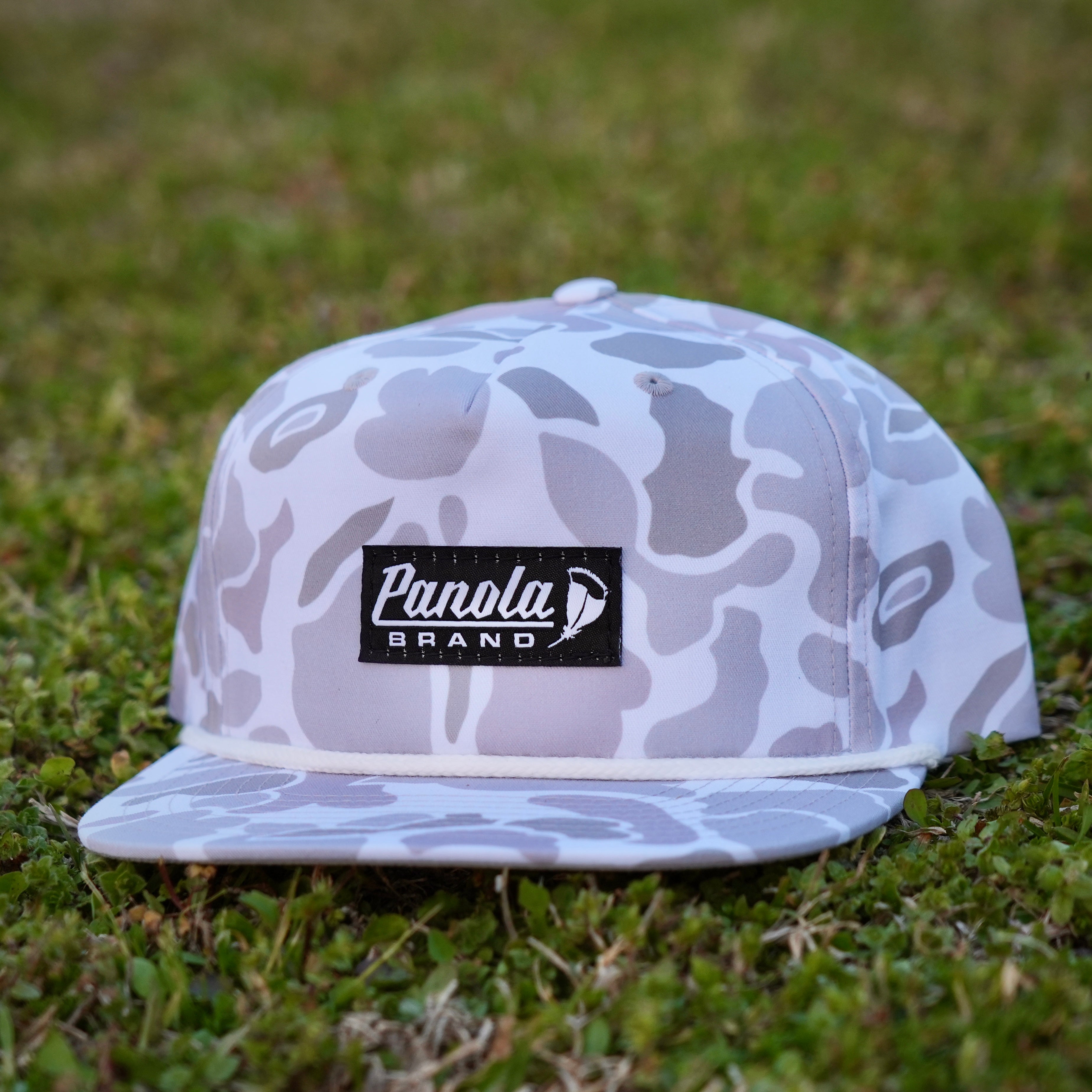 Black Patch Camo Rope Hat