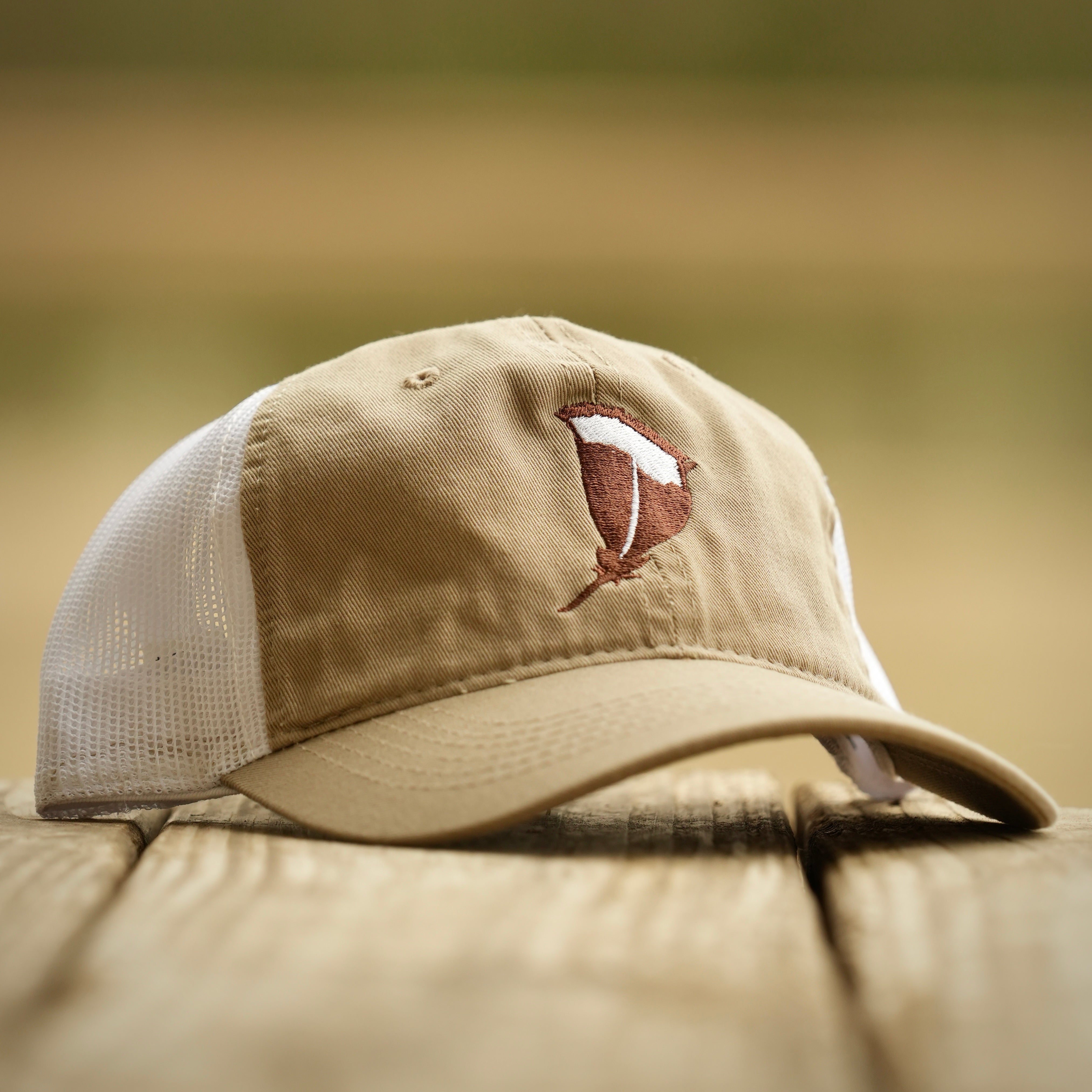 Feather Unstructured Hat- Mesh Back