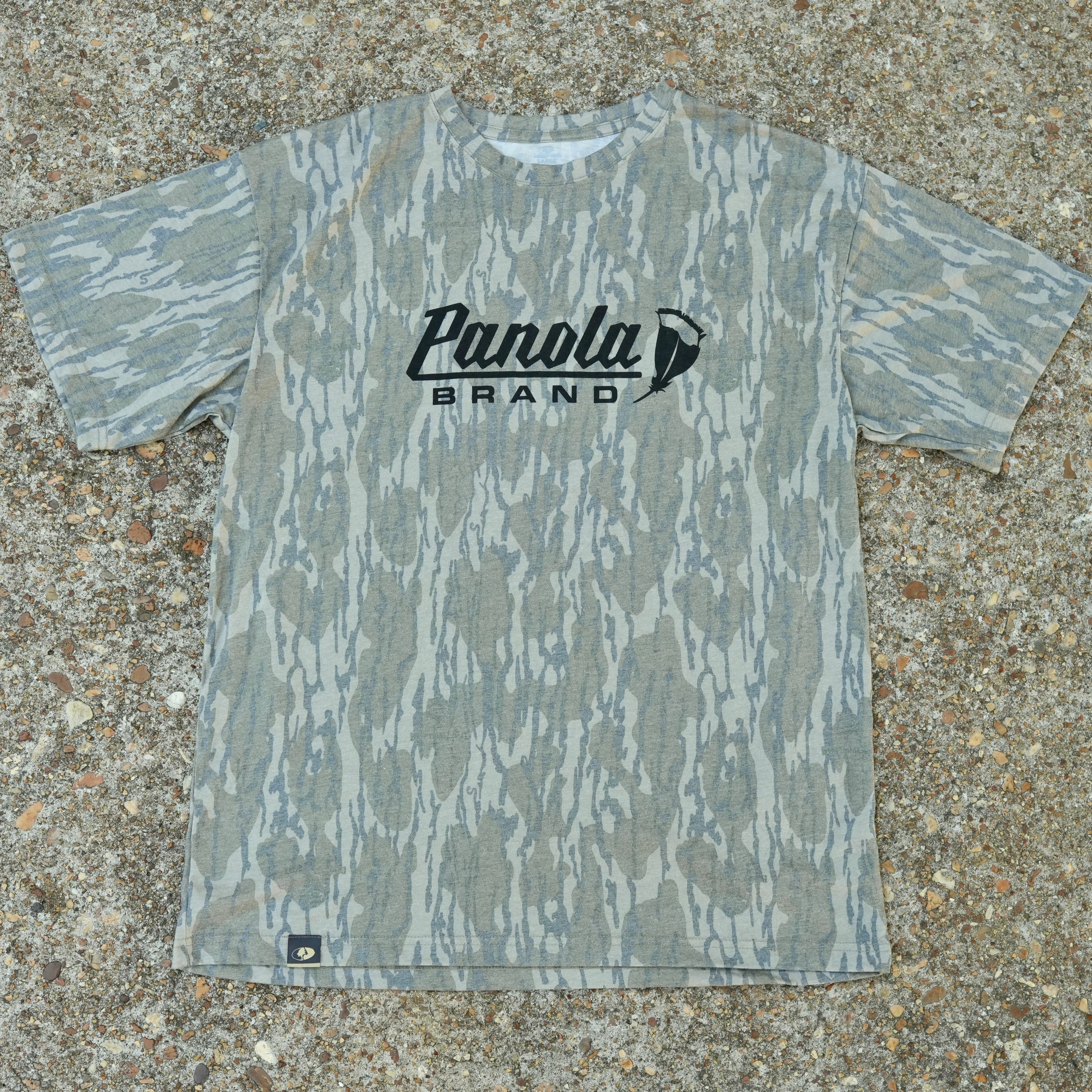PB Short Sleeve Logo Tee - Mossy Oak Washed Out Tri-Blend Shirt