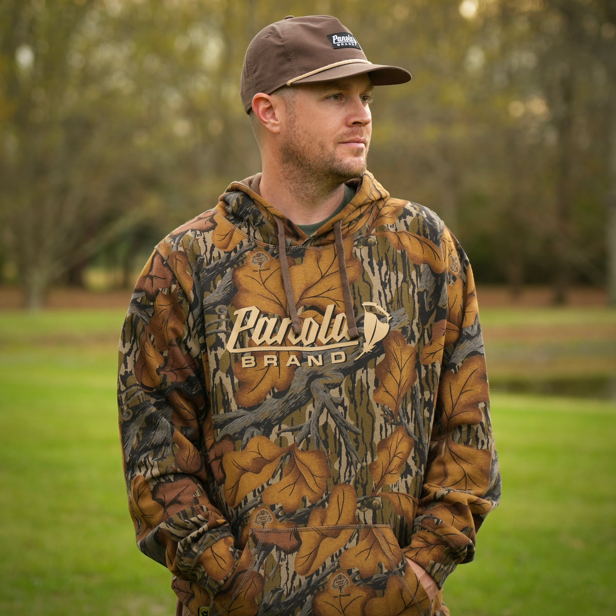 PB Logo Mossy Oak Vintage Hoodie