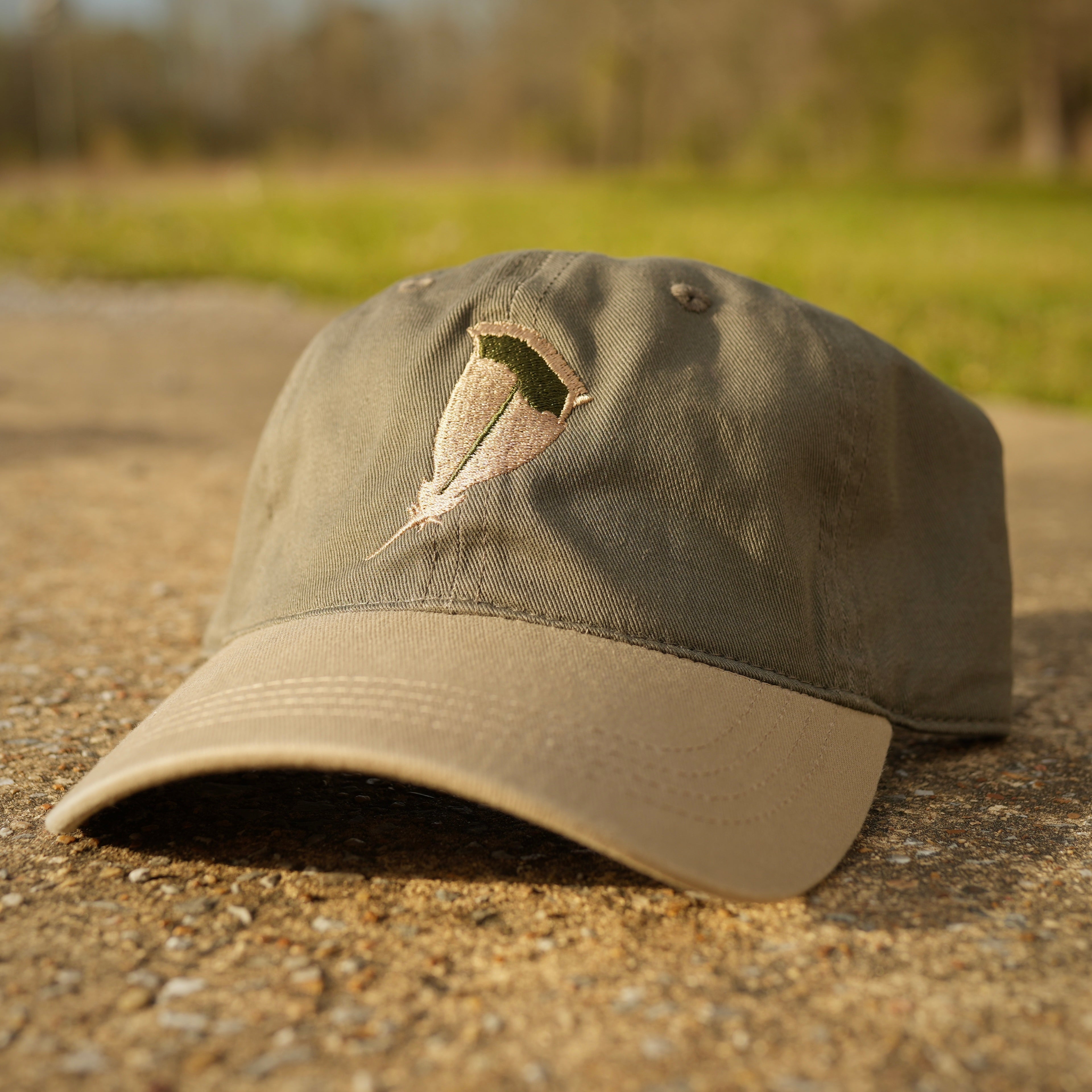 Feather Unstructured Hat- Solid Back