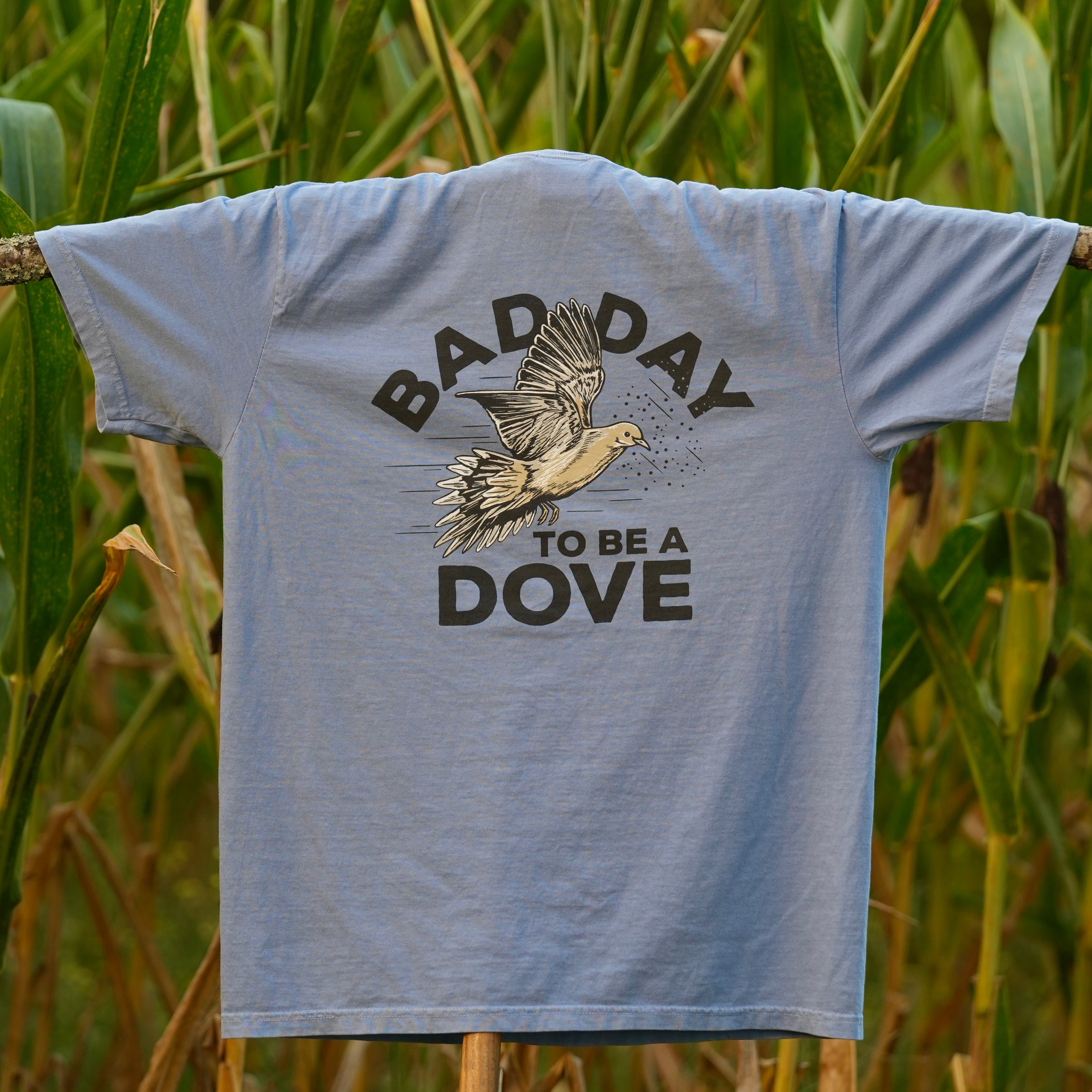 Bad Day To Be A Dove - Comfort Colors Pocket Tee