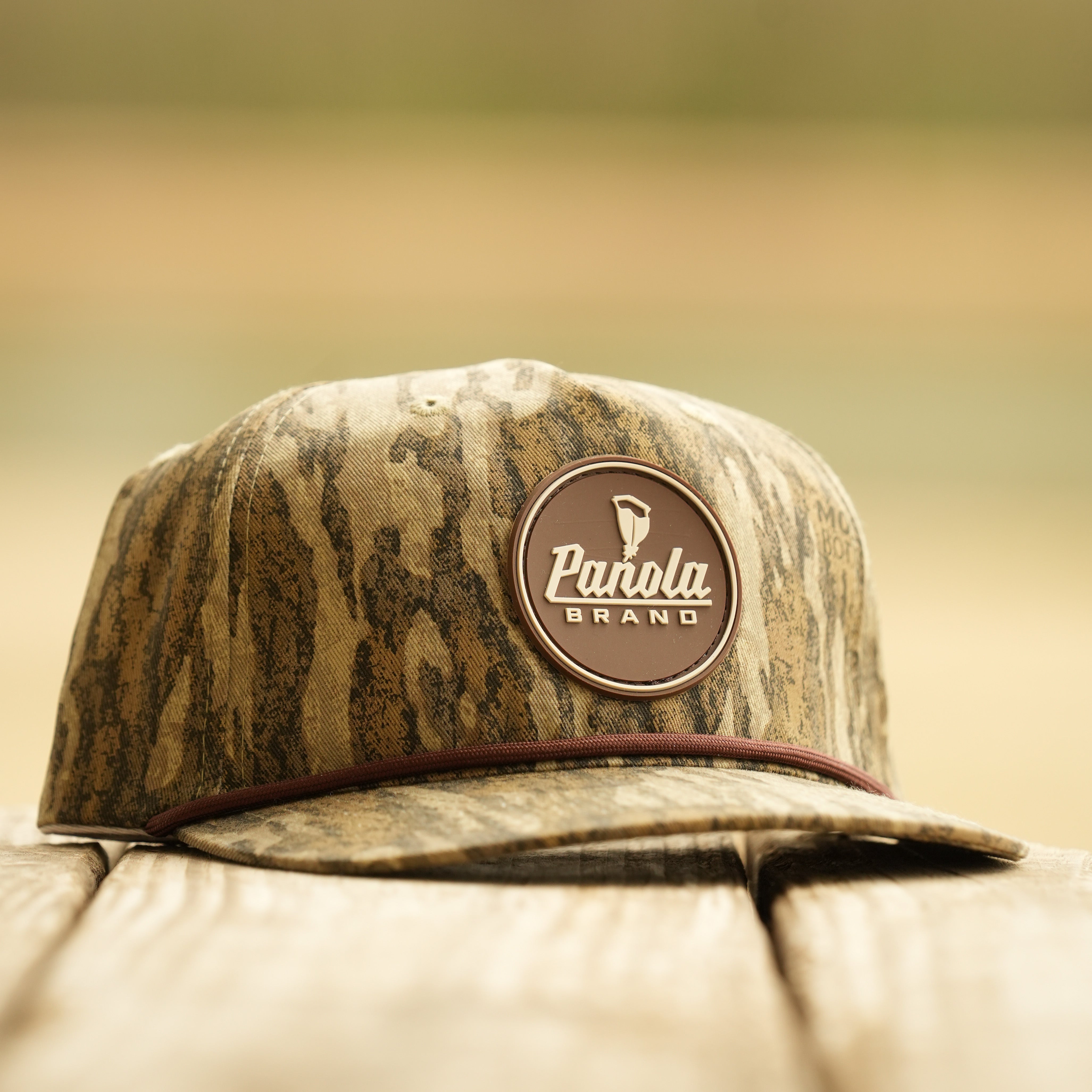 Rubber Patch Mossy Oak Camo Rope Hat