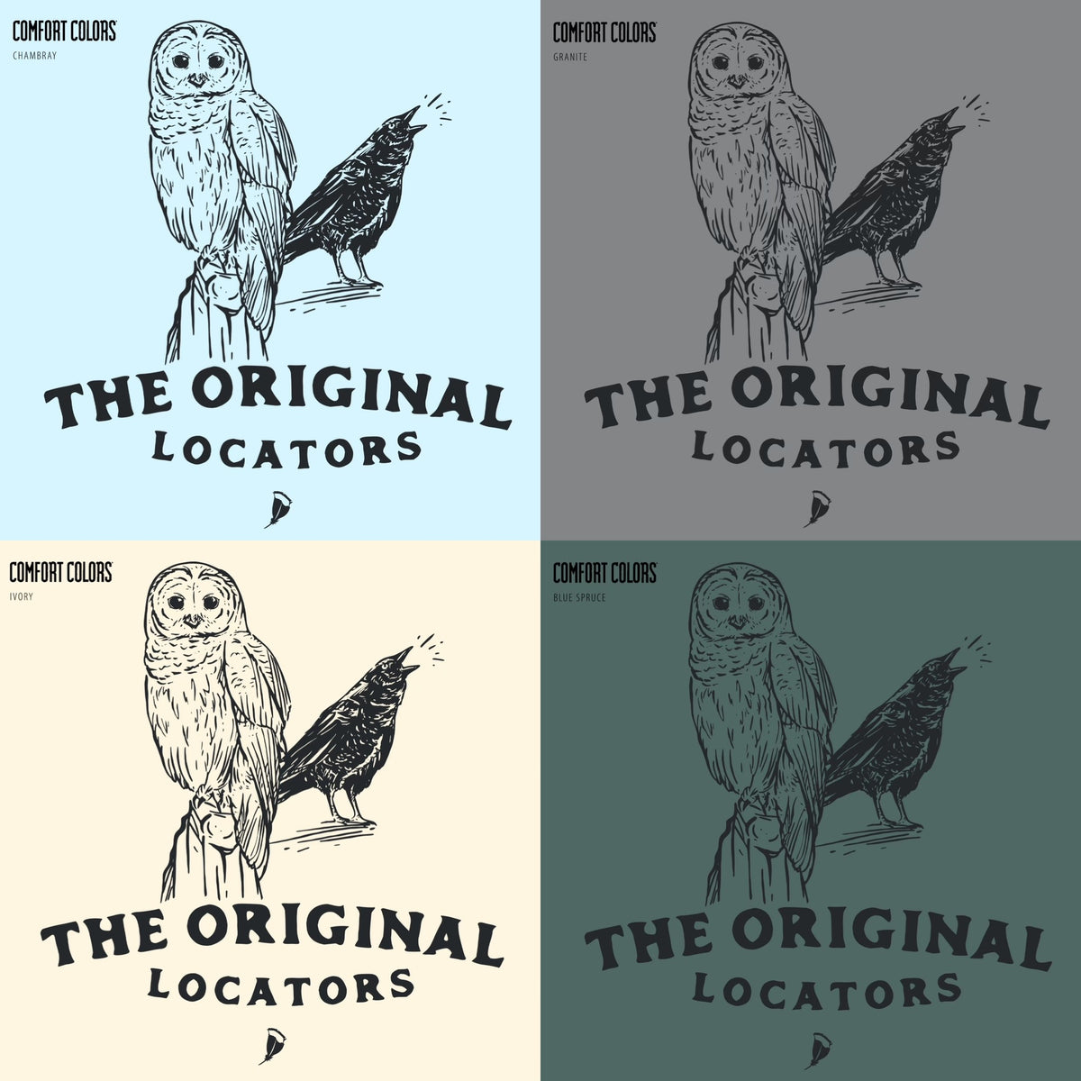 The Original Locators Comfort Colors Pocket Tee Panola Brand®