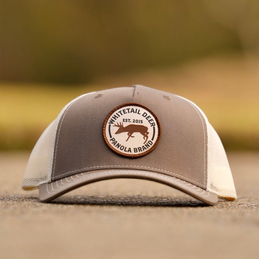 Whitetail Deer Patch 5-Panel Trucker Hat