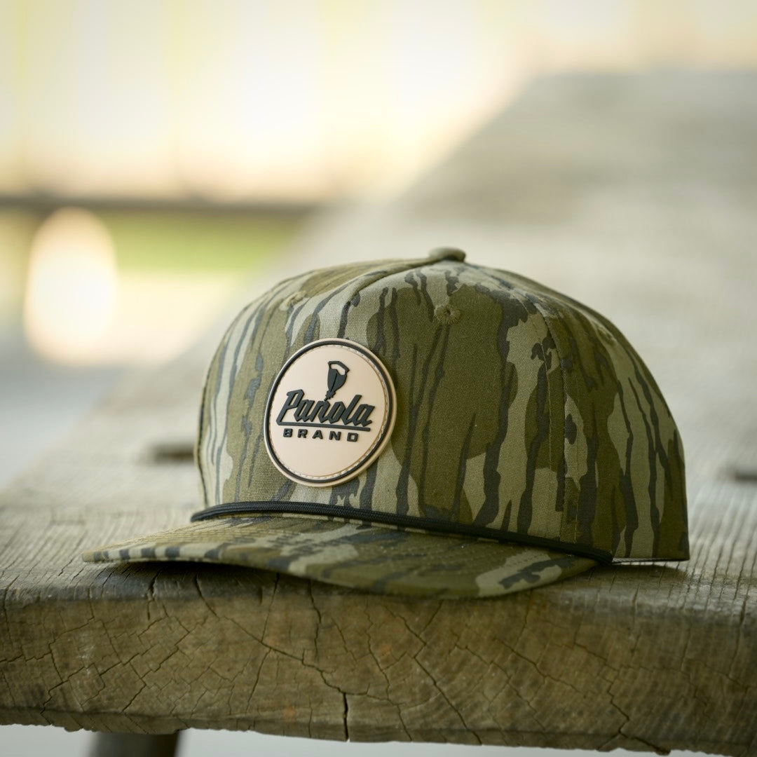 Rubber Patch Mossy Oak Camo Rope Hat