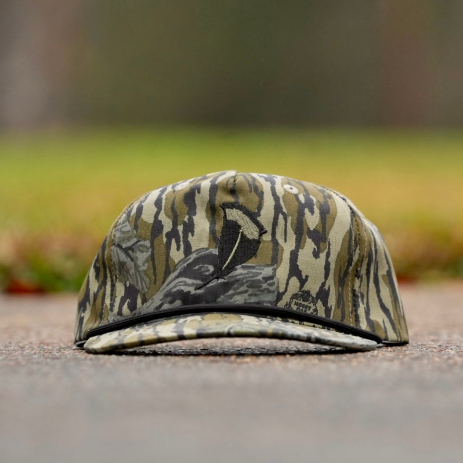 Feather Camo Rope Hat