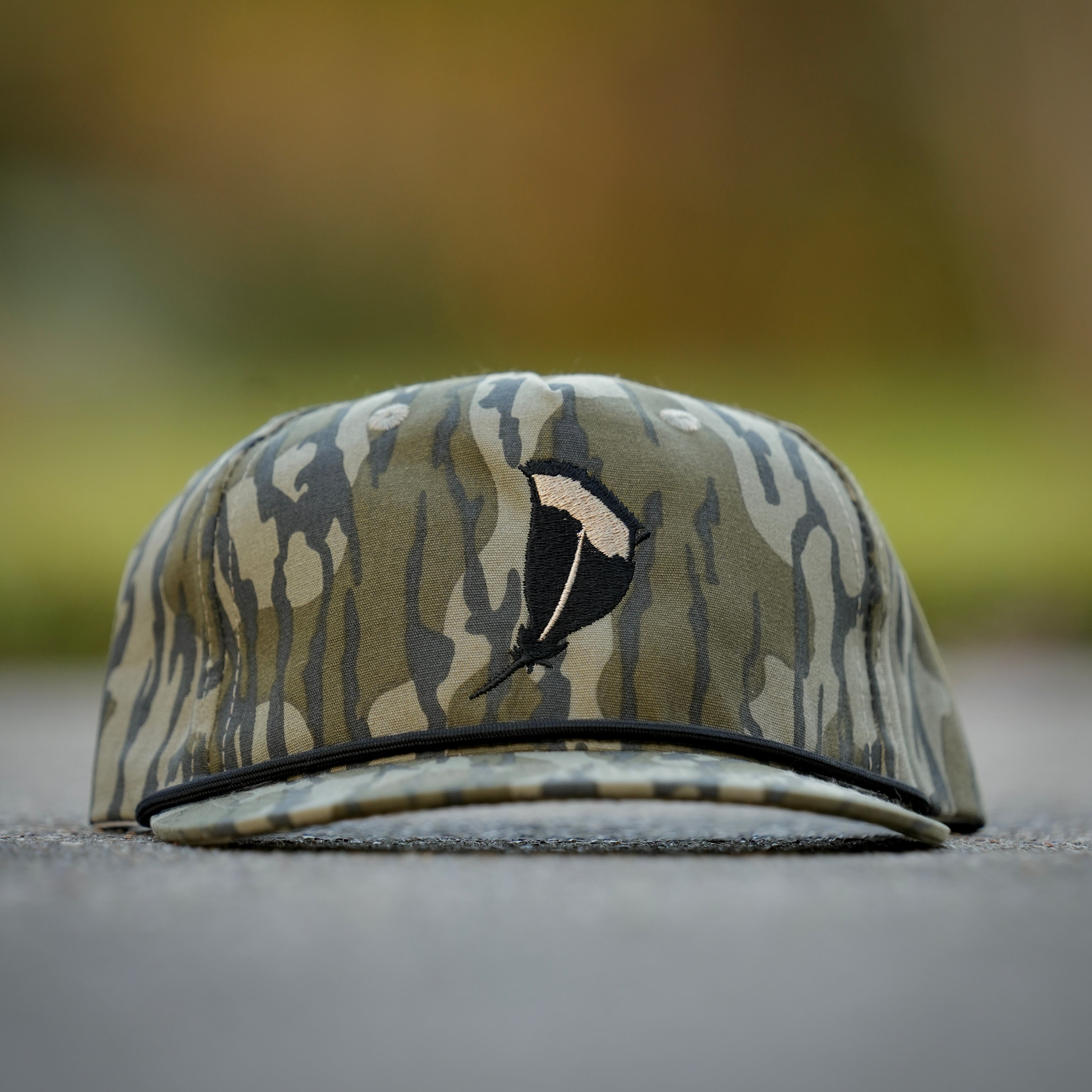 Feather Camo Rope Hat