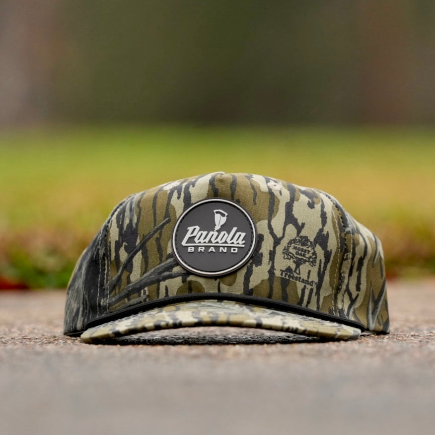 Rubber Patch Mossy Oak Camo Rope Hat