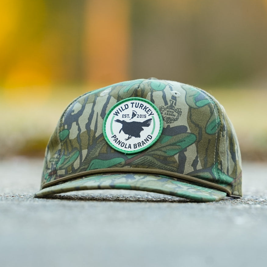 Wild Turkey Patch Rope Hat