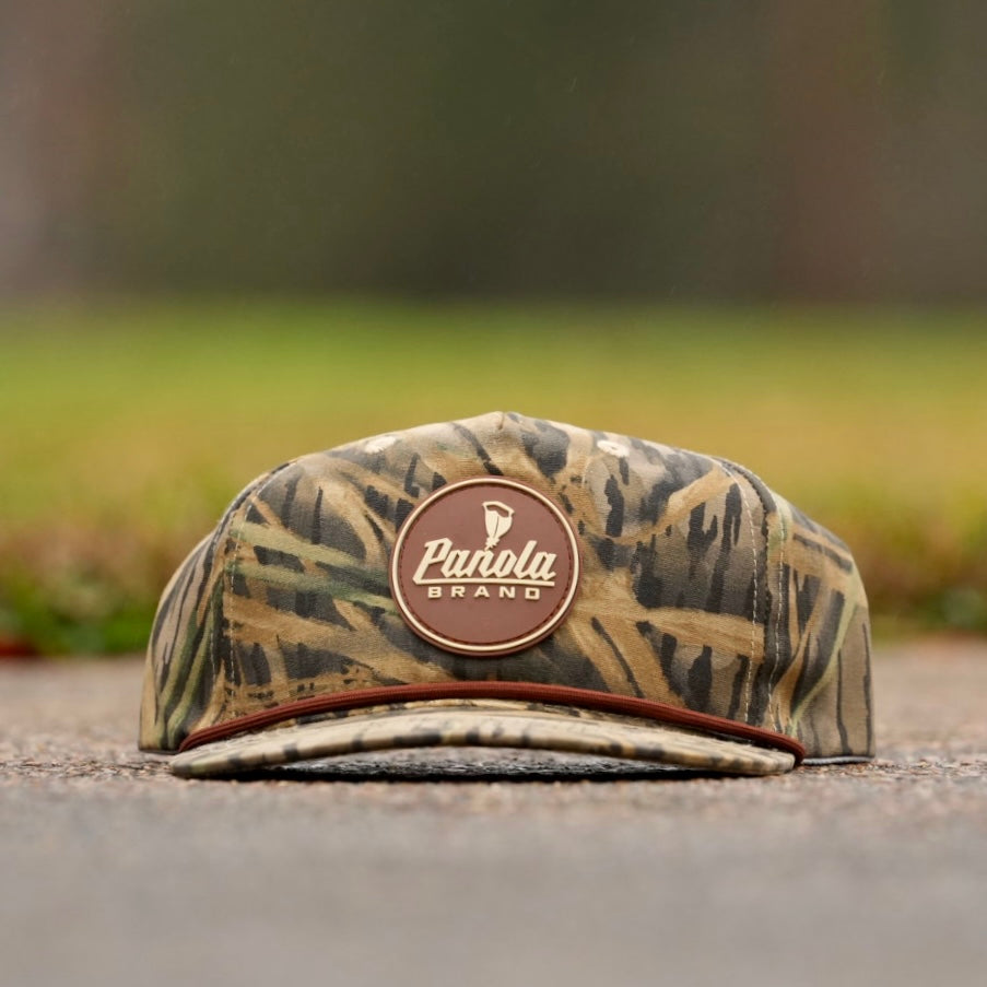 Rubber Patch Mossy Oak Camo Rope Hat