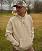 Embroidered Feather Hoodie