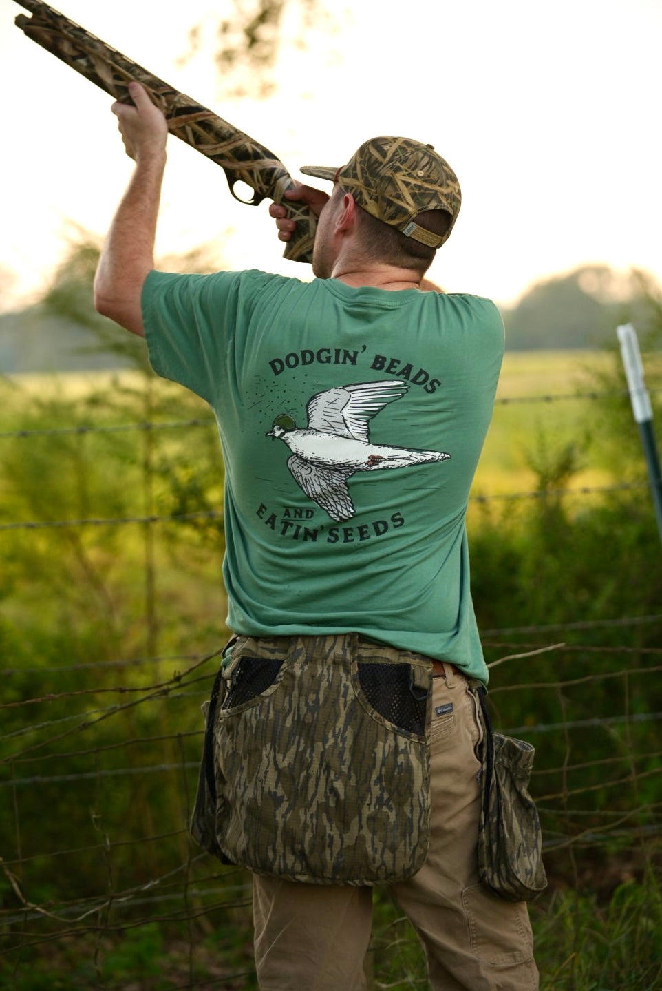 Dodgin’ Beads & Eatin’ Seeds- Softshirt Solid Colors