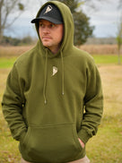 Embroidered Feather Hoodie