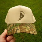 Feather 2-Tone Camo Trucker Hat