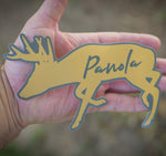 Load image into Gallery viewer, 6&quot; Buck Silhouette Sticker (Matte Finish)
