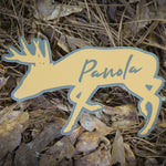 Load image into Gallery viewer, 6&quot; Buck Silhouette Sticker (Matte Finish)
