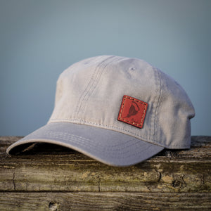 Casual Canvas Panola Leather Patch Hat