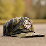 Load image into Gallery viewer, Whitetail Deer Patch Camo Rope Hat
