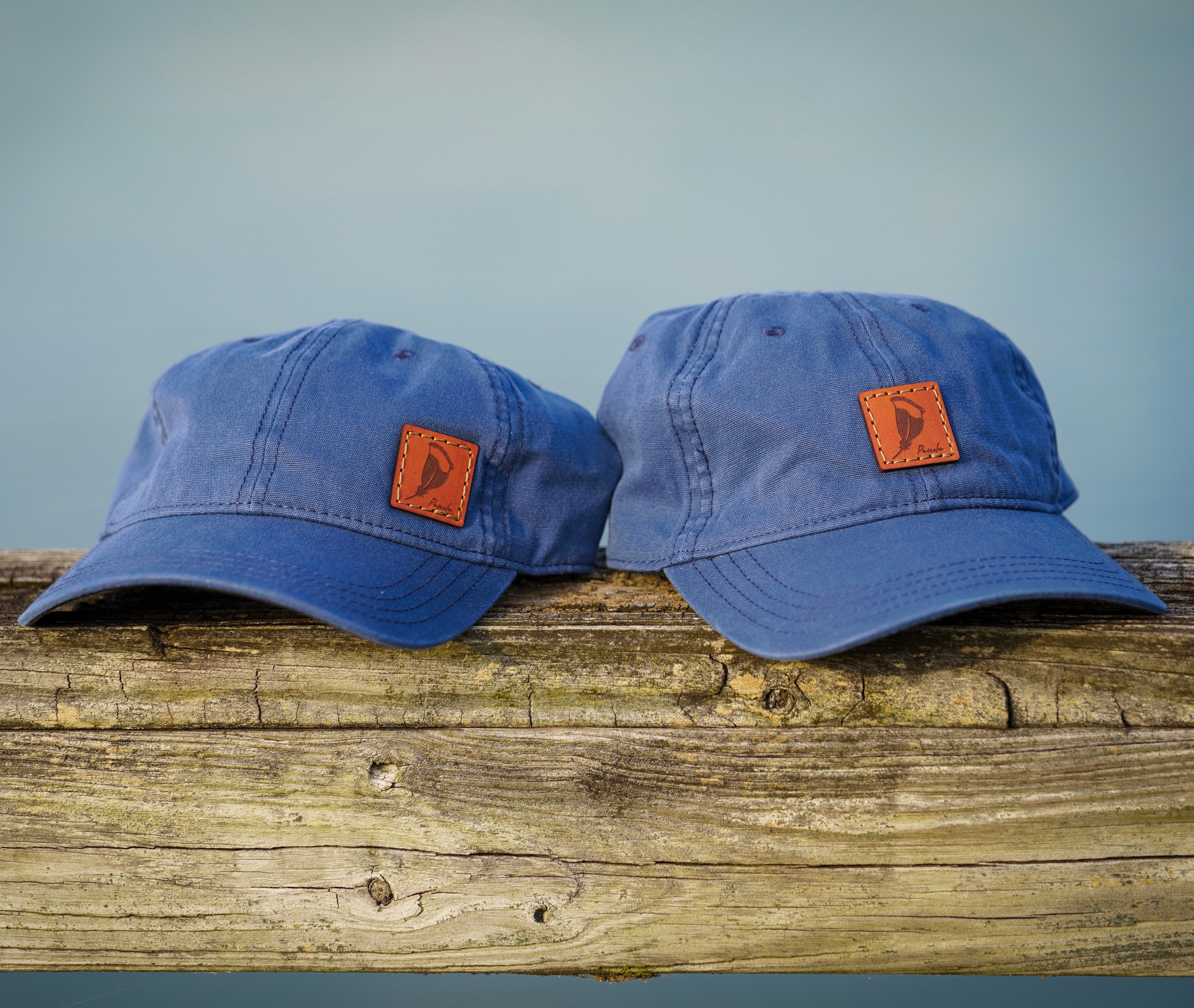 Casual Canvas Panola Leather Patch Hat