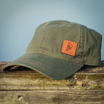 Load image into Gallery viewer, Casual Canvas Panola Leather Patch Hat
