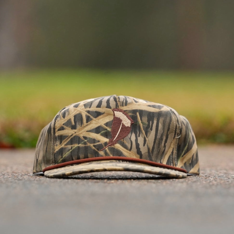 Feather Camo Rope Hat